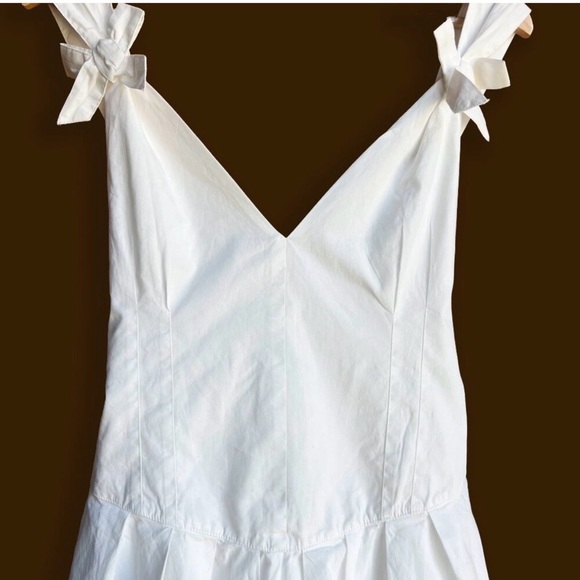 Free People NWOT | Lennon Mini Dress in Ivory | Size Large - Picture 8 of 13